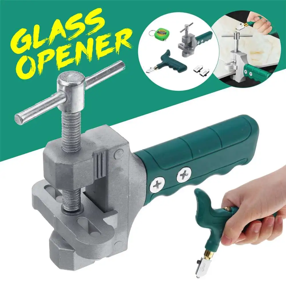 

Glass Tile Opener High Quality Hand-Held Large Wheel Ceramic Tile Glass Cutter Multi-function Roller Cutter glass picker