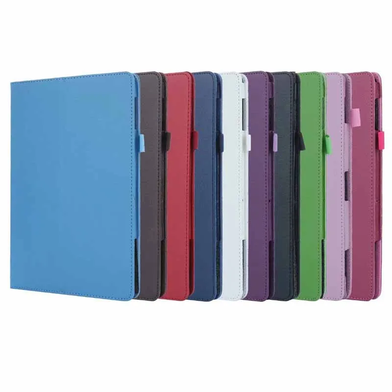 Складной чехол-книжка litchi 2 из искусственной кожи для lenovo Tab P10 TB-X705F, выпуск, подставка для планшета, чехол для P10 X705 10,1 'case