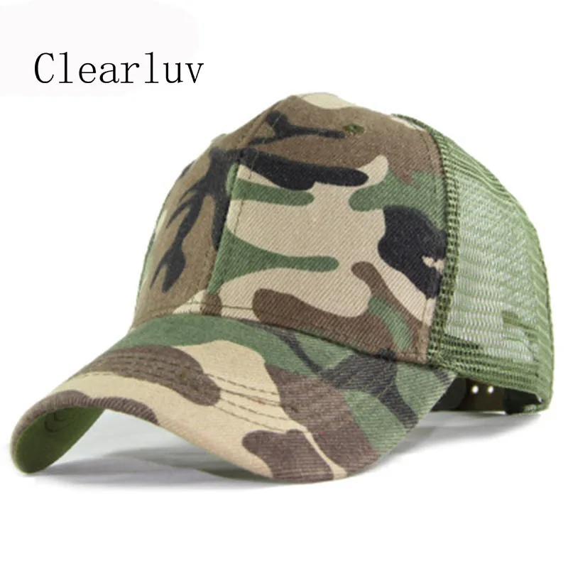 Mens Baseball Caps Gorros Camouflage Army Cap Bone Adjustable Hat Outdoors Cap Male
