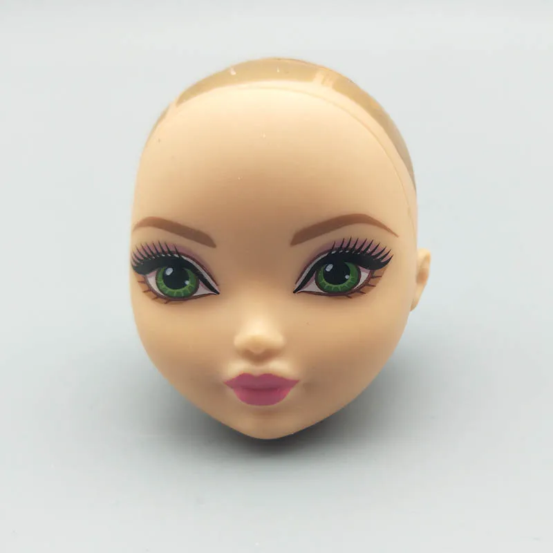 1 шт., мягкая пластиковая головка для куклы Monster High, головки для куклы для 1:6, BJD, без волос, голова для куклы Monster, аксессуары, детская игрушка