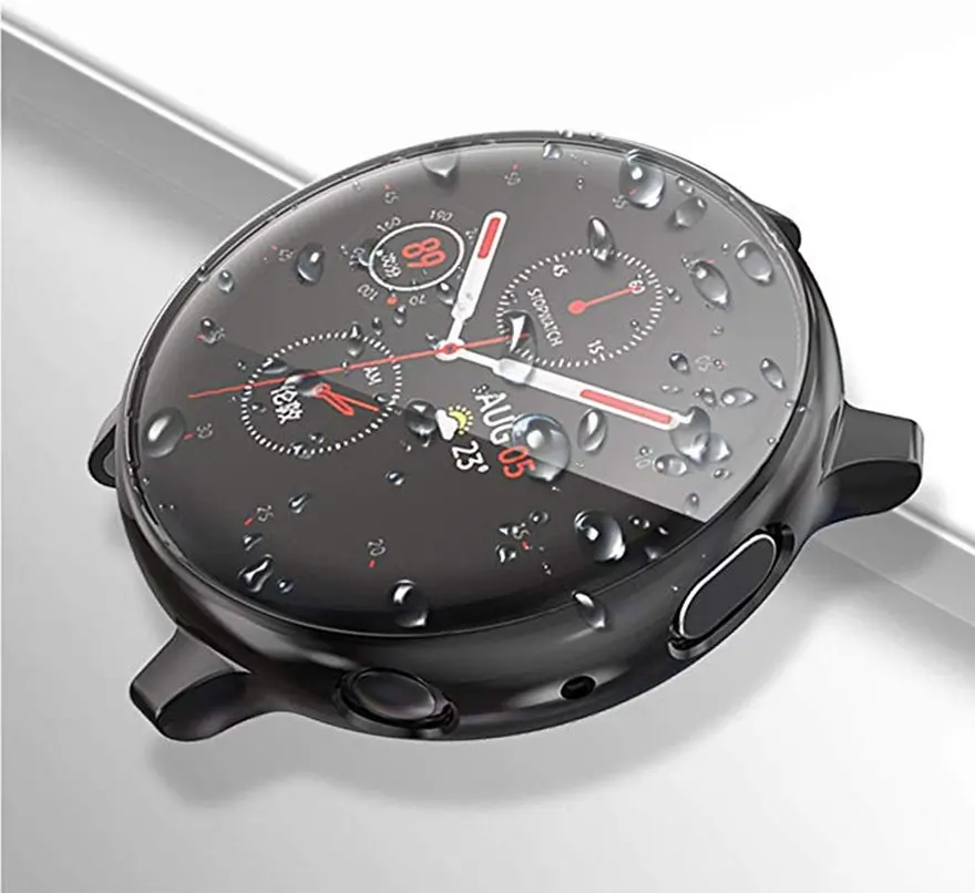 Мягкий защитный чехол для Galaxy Watch Active 2, чехол 44 мм, 40 мм, полное покрытие, ТПУ, защита от царапин, чехол для Active 2