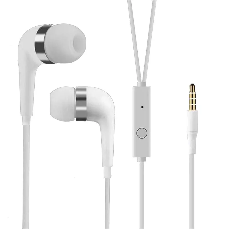 

Wired Earphone 3.5mm Jack In-ear Earpiece Wired Control With Mic ear Headset Universal sport Earbud For IPhone MP3 PC Game Music
