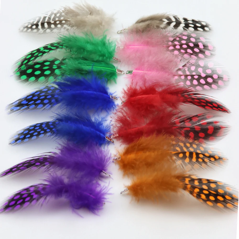 

7CM Natural Pheasant Feather Tassel Pendant 12Pcs/Lot Jewelry Craft Making DIY Bracelet Necklace Keychain