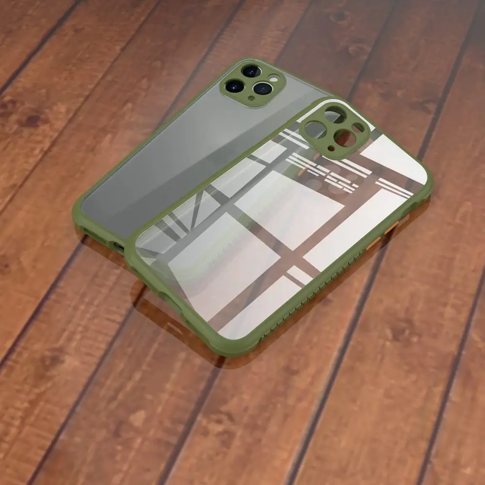 Anti-Fall Clear Case for iPhone 11 Pro Max 11Pro X XR XS Max Hard Case For iPhone 6 6S 7 8 Plus SE 2020 Case Transparent Cover