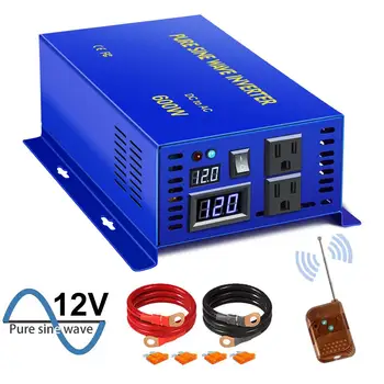 

600W Customizable Solar Inverter 12v 24v 36v 48v dc to ac 120v 220v Off Grid Pure Sine Wave Power Inverter With Remote Control