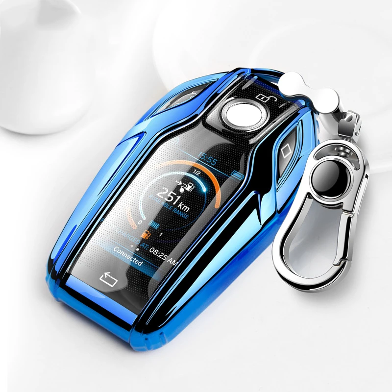 

1Pcs Car Key Case for BMW 7 Series 730li 740 Car 6 Series Gt Smart 5 Series 530le New X3 X4 X5 Car Key Decoration Accessories