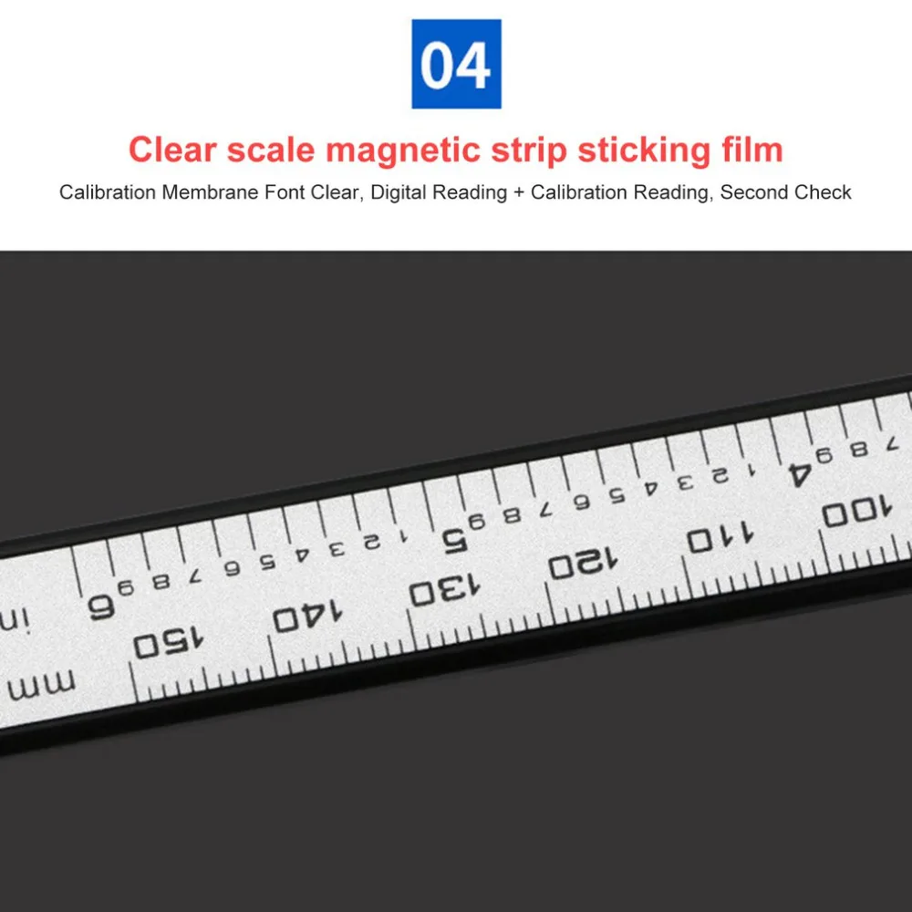 150 мм/6 дюймов ЭЛЕКТРОННЫЕ раздвижные цифровой штангенциркуль циркуль Линейка-микрометр измерительный датчик Пластик