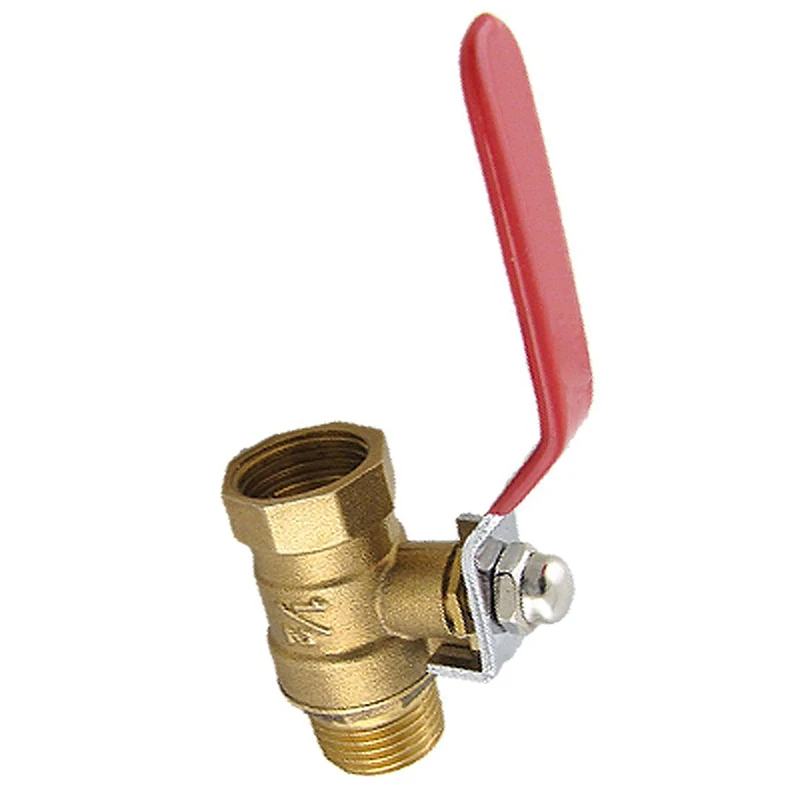 Male to Female M/F Thread 1/2" Full Port Brass Water Ball Valve