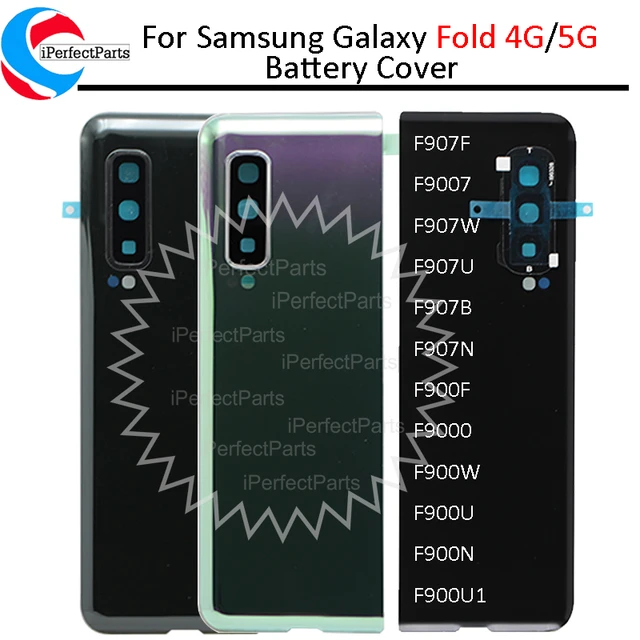 For Samsung Galaxy Fold 4G 5G F900F Battery Back Cover Door Glass ...