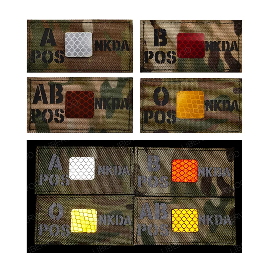 Инфракрасный инфракрасный патч для кровяного типа A + B O AB POS положительный NKDA