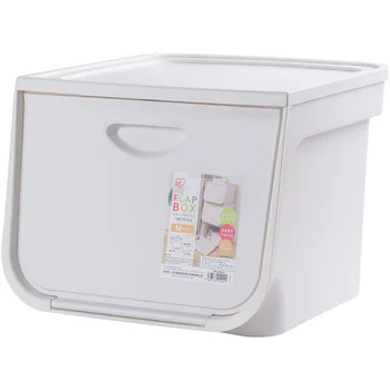 

Front Open Plastic Storage Box, Extra Large Toy Storage Box, Covered Clothes Finishing Box.