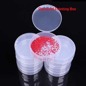 

DIY Diamond Painting Accessories Storage Box Beads Container 5D Diamond Painting Cross Stitch Embroidery Tools Set Mosaic Kit