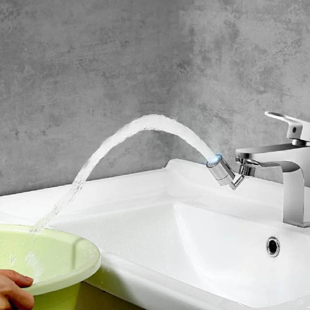 

Universal 720 Degrees Kitchen Faucet Aerator Sink Movable tap Head Rotatable Filter Nozzle Swivel Tap Kitchen Faucet Spray Head