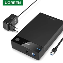 Чехол Ugreen для жесткого диска 3,5 дюйма, 2,5 дюйма, SATA на USB 3,0, внешний карман для жесткого диска, чехол для жесткого диска SSD, чехол для жесткого диска HD 3,5 дюйма Чехол Ugreen для жесткого диска 3,5 дюйма, 2,5 дюйма, SATA на USB 3,0, внешний карман для жесткого диска, чехол для жесткого диска SSD, чехол для жесткого диска HD 3,5 дюйма