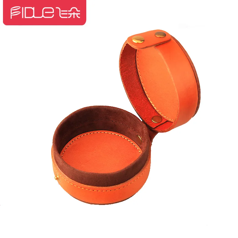 Fones de Ouvido Bolsa de Couro Camada de Couro Capa do Fone de Ouvido Oriignal Fidue Cabeça Artesanal Case Mod. 1421752