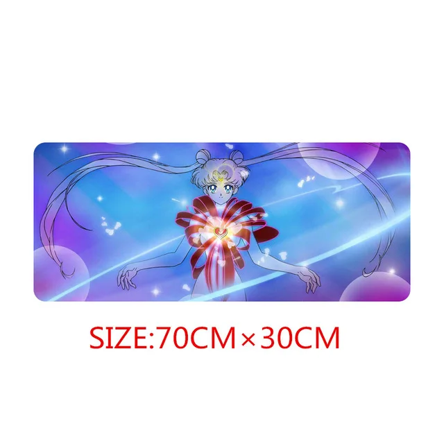 300x700x2mm 70x30 см, большой размер XL, сексуальный коврик для мыши, противоскользящий, Sailor Moon, аниме, коврик для мыши, игровой геймер, grande, коврик для мыши, на заказ - Цвет: 300x700x2mm