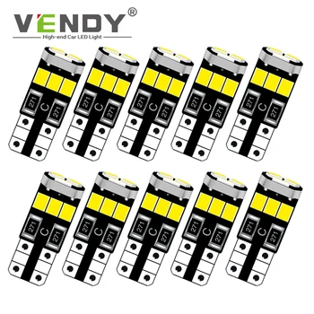 

10pcs Car LED Light W5W T10 Lamp Bulb For ford focus 2 mk2 3 mk3 mk1 fiesta mk7 mondeo mk4 mk5 4 fusion ranger explorer kuga 2