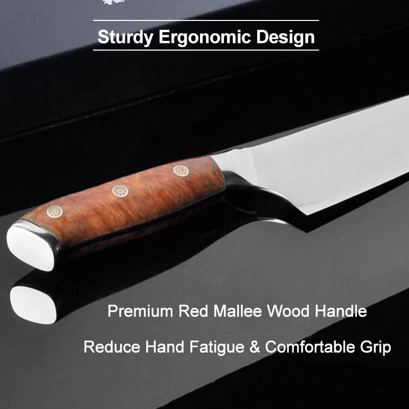Кухонный нож Kiritsuke шеф повара Gyuto супер острый японский брикет из дамасской стали