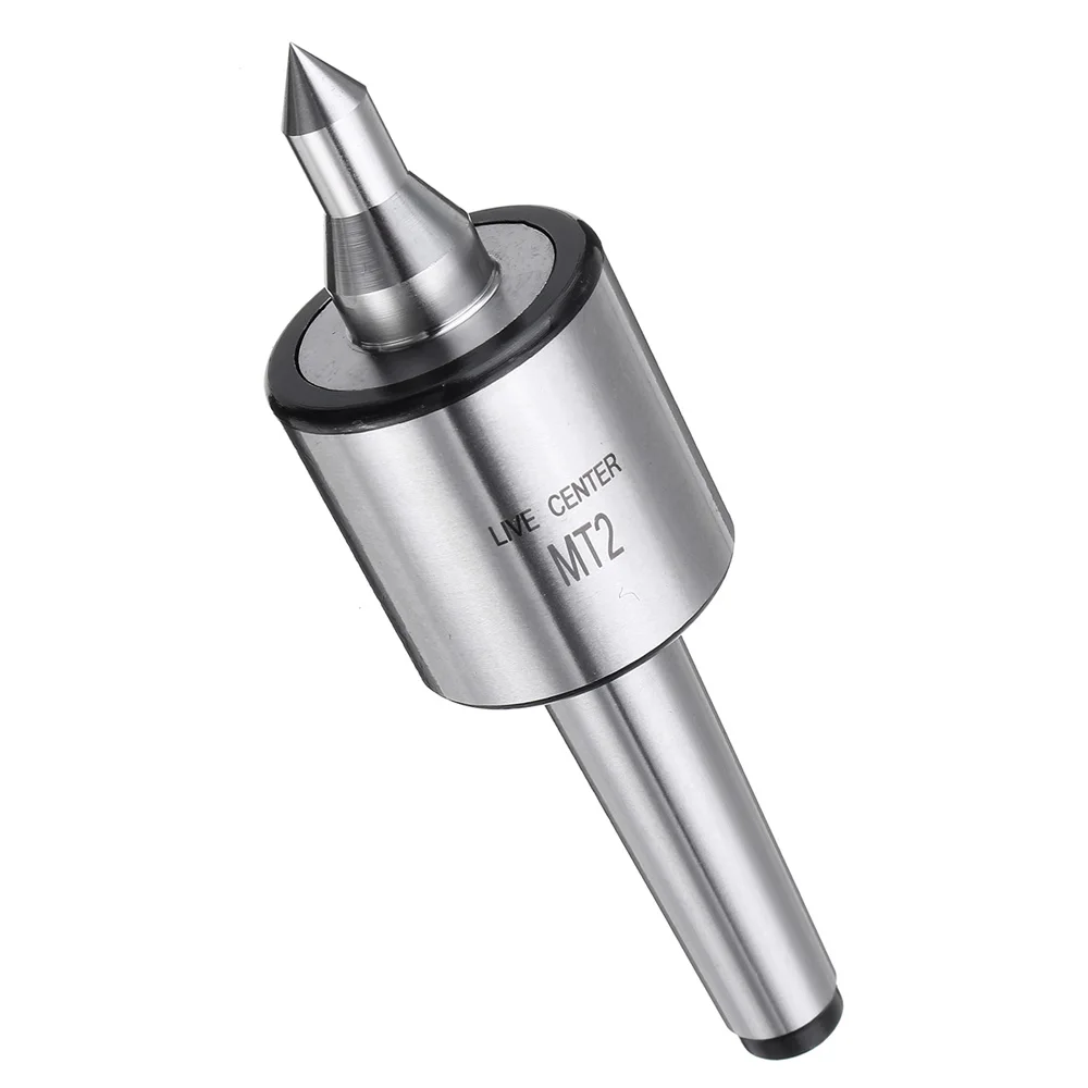 

1* MT2 Precision 5000rpm Live Steel Lathe Center Triple Taper Tool Bearin Mt2