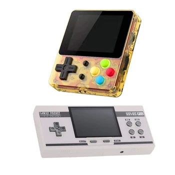 

AM05-2Pcs Handheld Game Console: 1Pcs 3.0-Inch Sn Game Player 348 Games White & 1Pcs 2.4 Inch IPS 188 Classic Games Gold