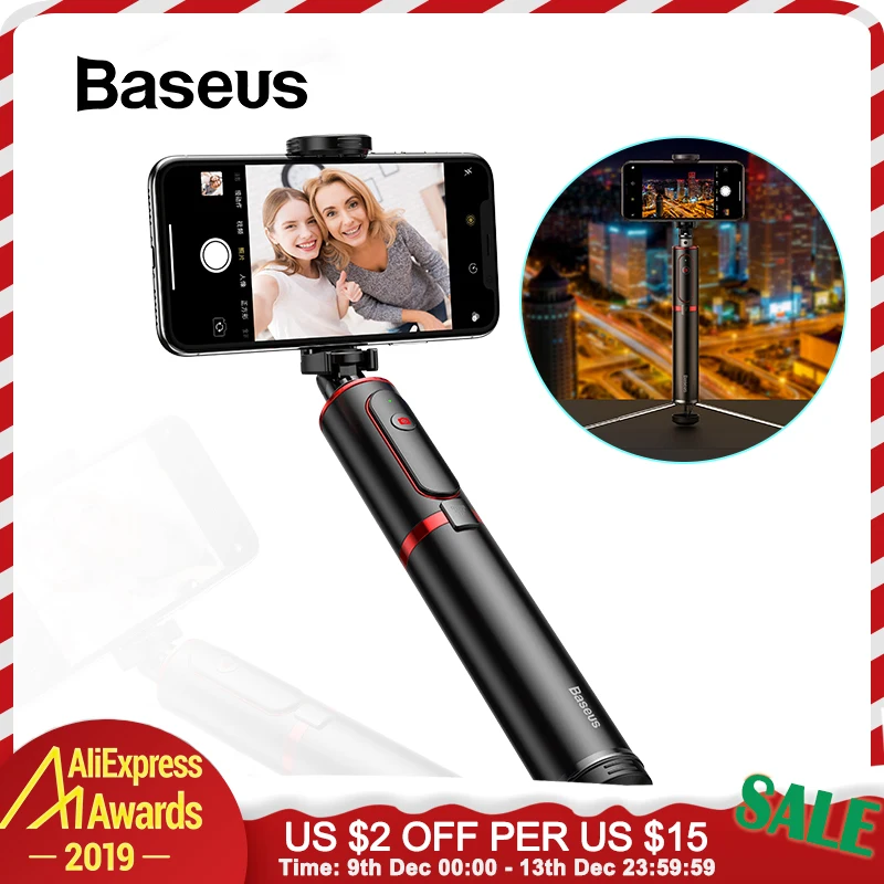 Cena Baseus bezprzewodowy kijek do selfie bluetooth z wysuwany monopod zdalny selfie stick statyw do iPhone Oneplus Huawei palo selfie