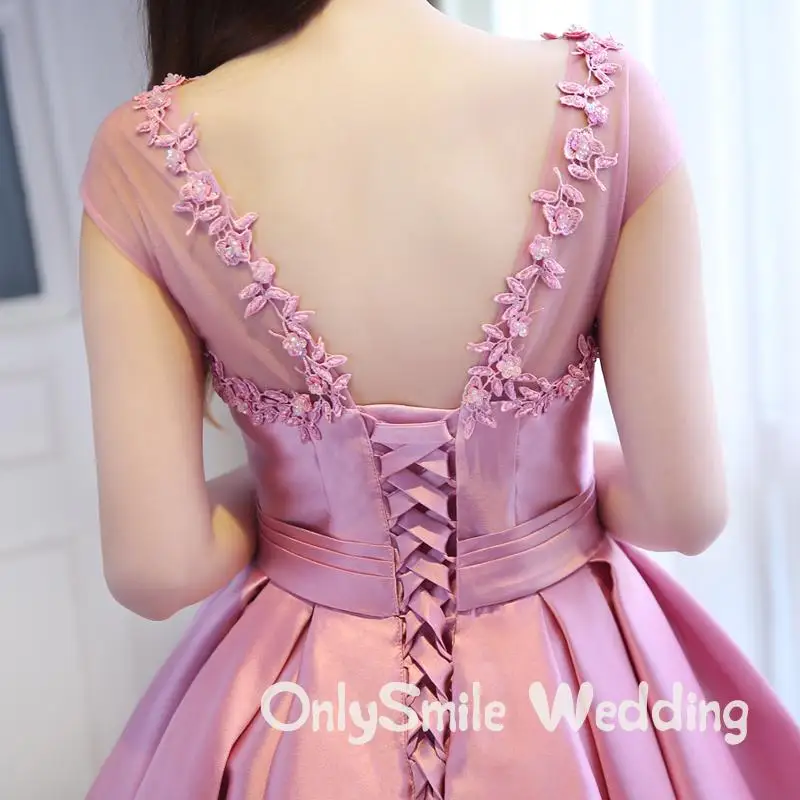 Атласное короткое платье для выпускного вечера Высокая Низкая Vestido De Fiesta De gala спереди Короткие Длинные Сзади арабские вечерние платья дешевые торжественные платья