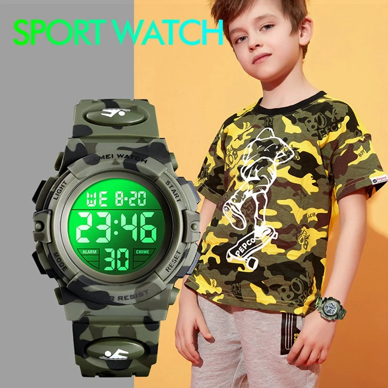 SKMEI Sport Watch Mens Watches Waterproof LED Electronic Digital Male Watch