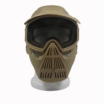 

Full Face Mask Paintball CS Game Protector Military Motorcycle Adjustable War