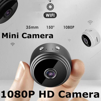 

1080p HD Camera Mini Wlan Radio Night Vision Webcam Wifi IP Camera Smart Motion Detection Home Store Office Surveillance Camera