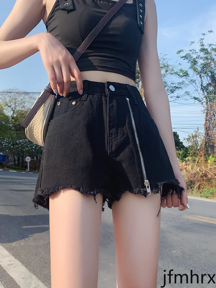

2020 Summer New Wide-leg Denim Shorts Women Loose Loose Slim Korean Version of The A-line XuanYafeng Fashion Summer Woman Shorts