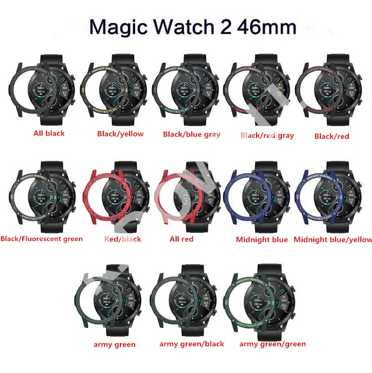 Huawei Honor magic2 46MM 스마트 워치 46mm TPU 스마트 워치 스케일 다이얼 소프트 보호 쉘 46mm 액세서리 용 시계 케이스
