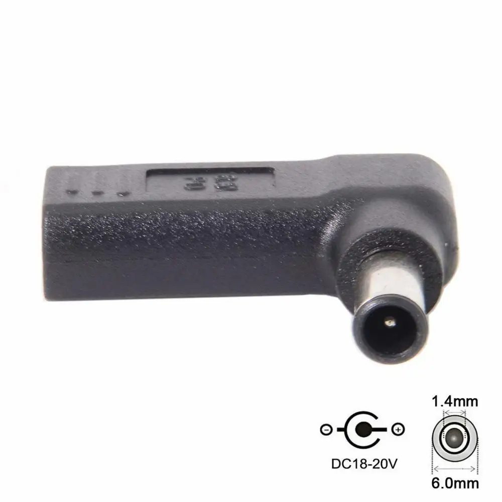 BAAQII USB 3,1 type C в DC 18-20 в адаптер PD эмулятор триггер 90 градусов угловой легко использовать удобный практический AA4551-AA4557 - Цвет: 6.0x1.4mm