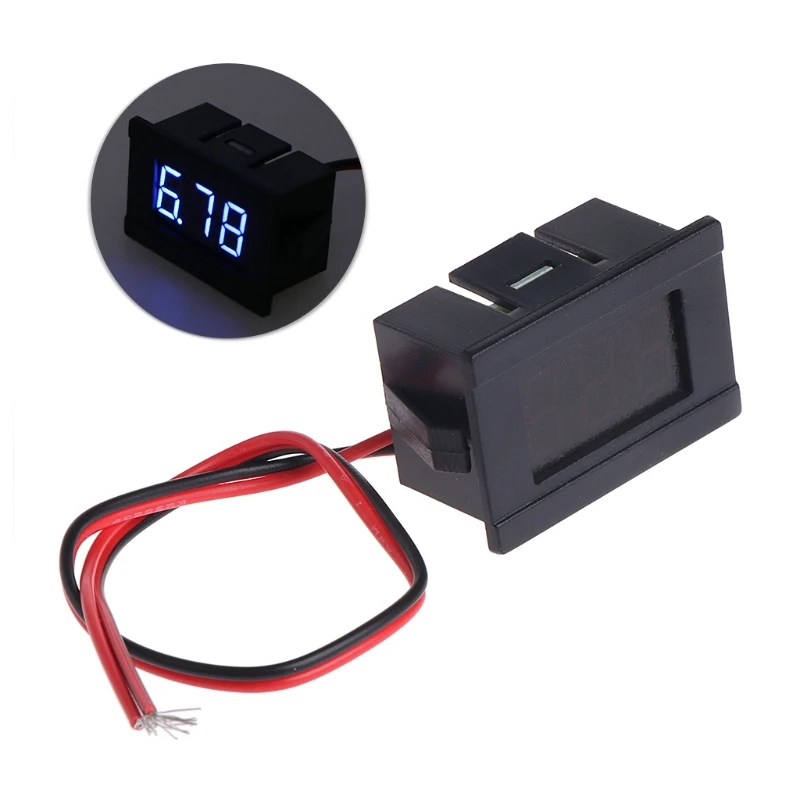 

DC 4.5-30V Mini LED Digital Display Voltmeter 2 Wires Voltage Panel Meter
