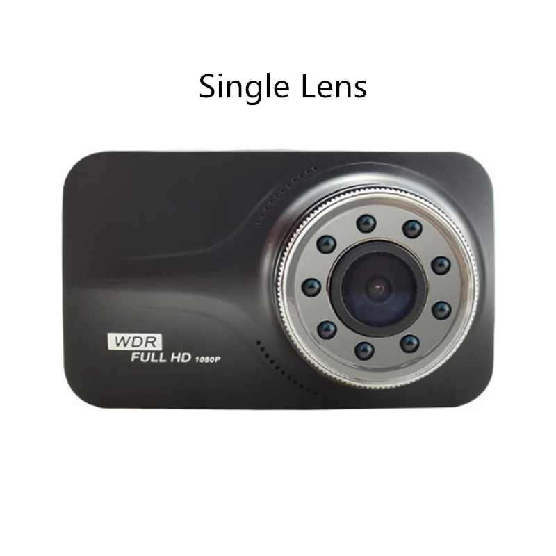 Single Lens Vikewe Автомобильный видеорегистратор камера Full HD 1080P видеорегистратор на 170 градусов видео регистраторы для автомобилей ночного видения g-сенсор видеорегистратор - Название цвета: Single Lens