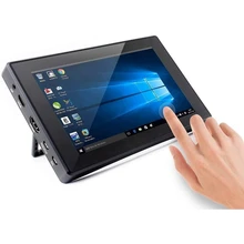Windows 10//8//7 Lesown 1024X600 IPS HD Touchscreen HDMI Display for Game PC Raspberry Pi 4//3//2 B A+ B+ Support Brightness Adjustment Drive Free New 7 Inch Touch Screen Monitor with Case Holder