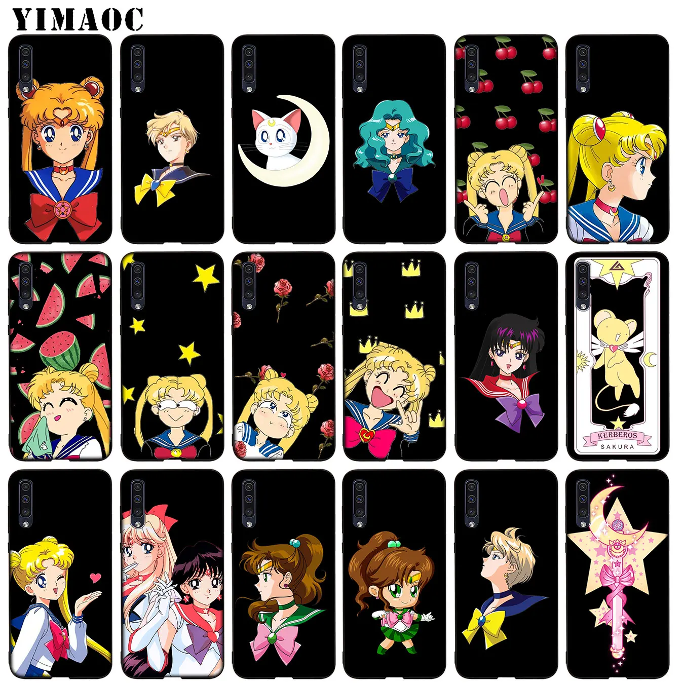 YIMAOC красивый Солдат Сейлор Мун Bishoujo Senshi мягкий чехол для Samsung Galaxy A51 A71 A81 A91 A41 A21 A11