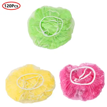

120Pcs Multicolor Dustproof Bowl Covers Reusable Elastic Food Cover Translucent Plastic Wrap for Home Outdoor Picnic Camping