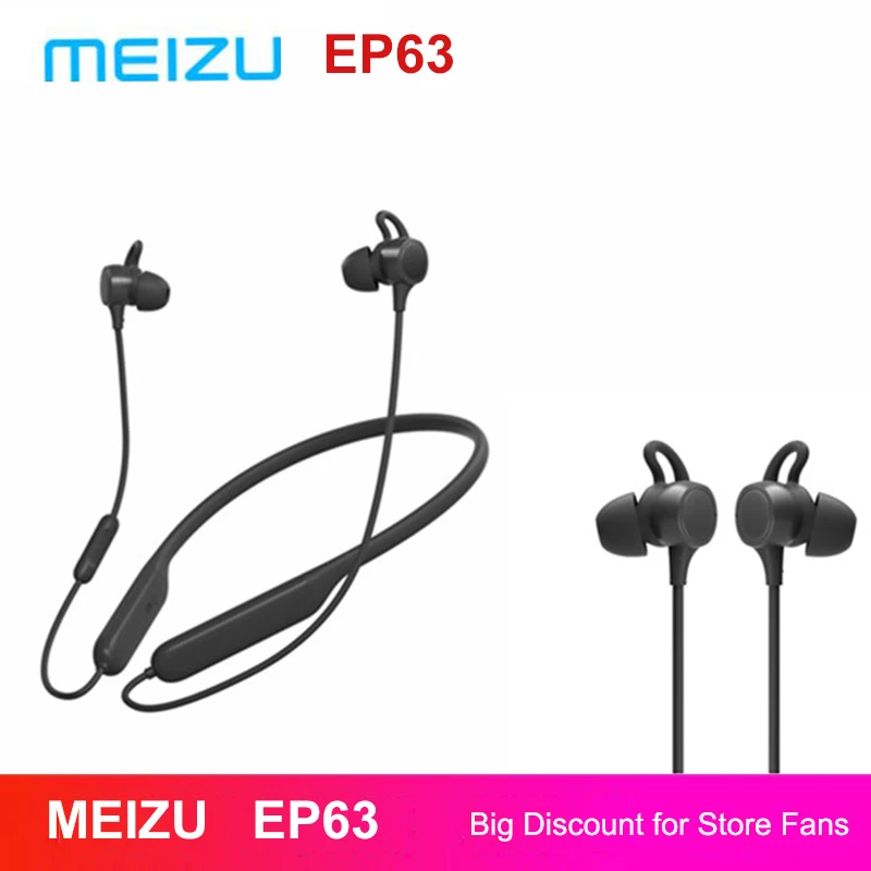 

Original Meizu EP63NC Wireless earphone Bluetooth 5.0 Sport Earphone Stereo Headset IPX5 Waterproof earphone With MIC apt-X