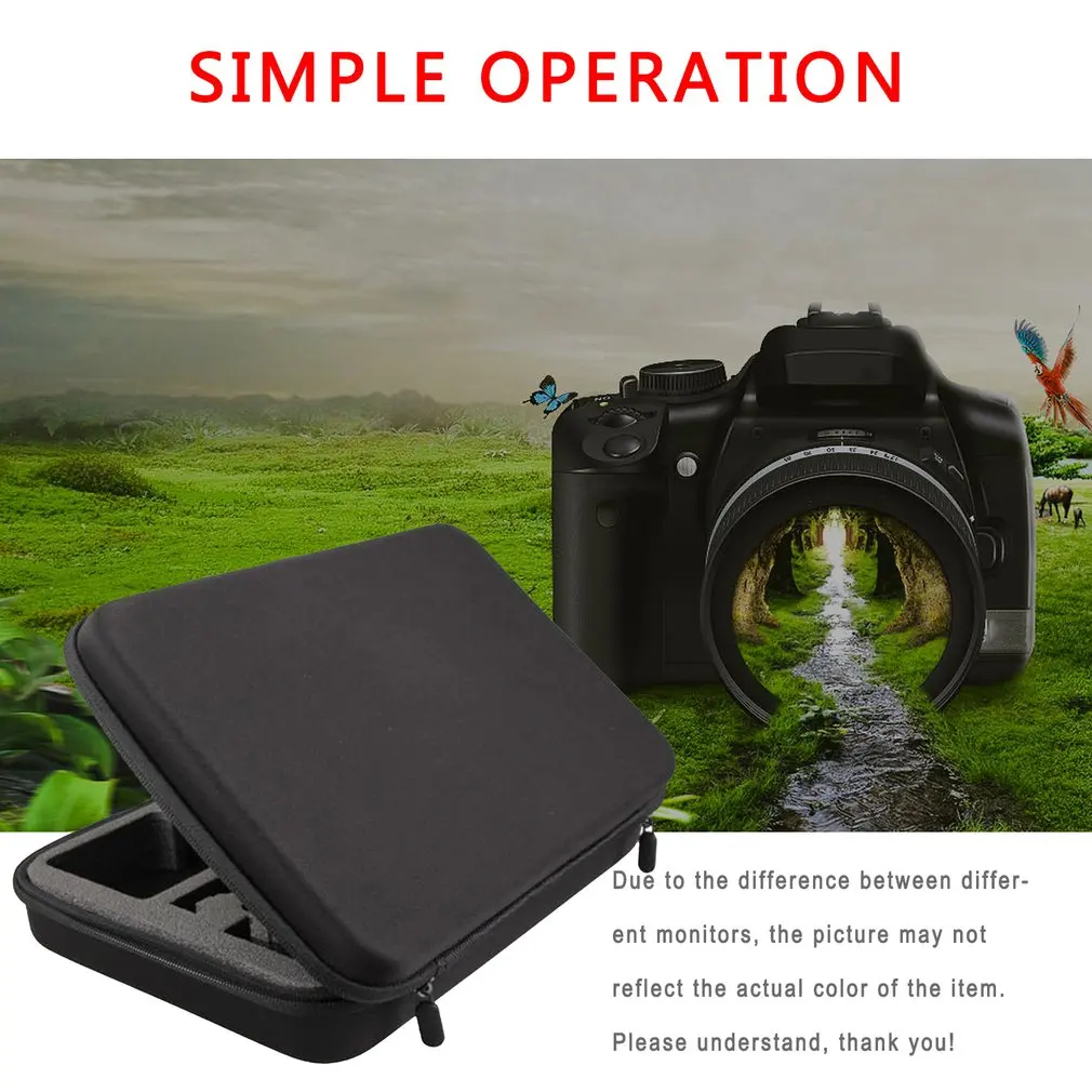 Portable Carry Case Hard Bag Sports Camera Accessory Anti-shock Storage Bag for Go pro for Hero 3/4 for SJCAM Action Camera Portable Carry Case Hard Bag Sports Camera Accessory Anti-shock Storage Bag for Go pro for Hero 3/4 for SJCAM Action Camera
