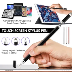 Stlus Universal Capacitivo Caneta Touch Screen Caneta Inteligente para IOS/Android Sistema de Telefone Da Apple iPad Touch Screen Stylus Pen Lápis