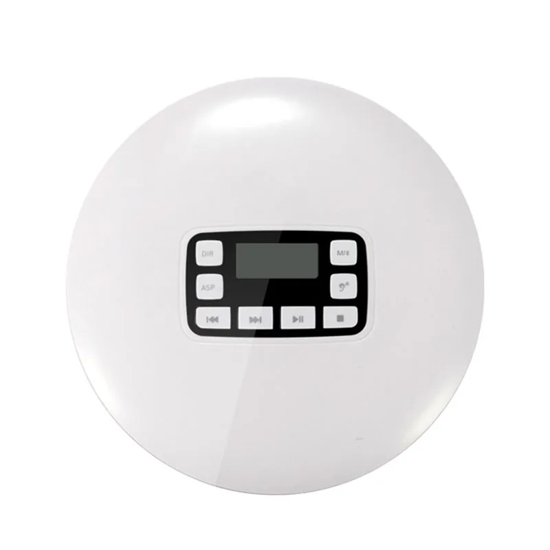 Powstro Bluetooth CD-плеер поддерживает Bluetooth и AUX аудио линии светодиодный дисплей ударопрочный CD-плеер защита от проскальзывания