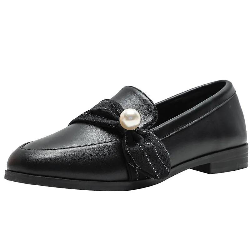 

Big Size 34~43 Designer Shoes Women Luxury 2020 Loafers Round Toe Slip-On Female Summer ladies Shoes SH-136