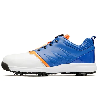 

2020 rotating buckle men wear golf breathable shoes sports recreational shoe nail shoe removable activities