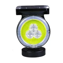 Магнит Тип сильный мигающий 10LED Солнечный Предупреждение светильник для обеспечения безопасности