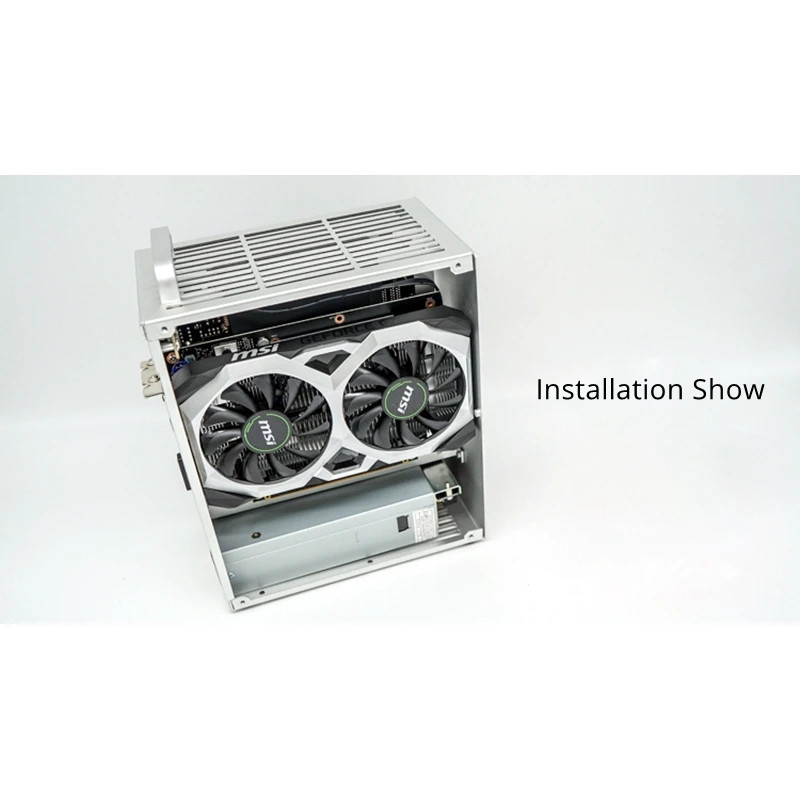 Чехол для домашнего кинотеатра HTPC ITX Mini А4 геймерская видеокарта корпус PSU