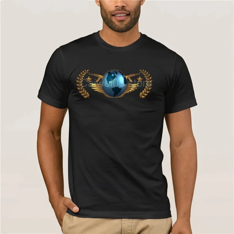 Hot men's fun casual print T-shirt CS GO The Global Elite fashion summer t-shirt for women | Мужская одежда