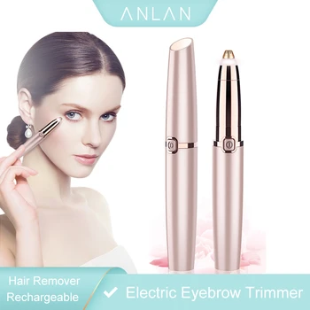

Rechargeable Electric Eyebrow Trimmer Makeup Painless Eye Brow Mini Shaver Razors Portable Facial Hair Remover Women depilator
