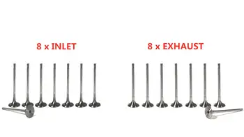 

AP03 Brand New 11127797711 11347797712 8x Exhaust + 8x Inlet Valves for BMW Mini 2.0 N47 N47D20A N47D20B N47D20D N47D20C