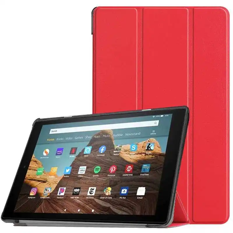 

KatyChoi Stand Auto Wake Sleep Smart Case For Amazon Fire HD 10 2019 Case For Amazon Fire HD 10 2017 Tablet Case Cover