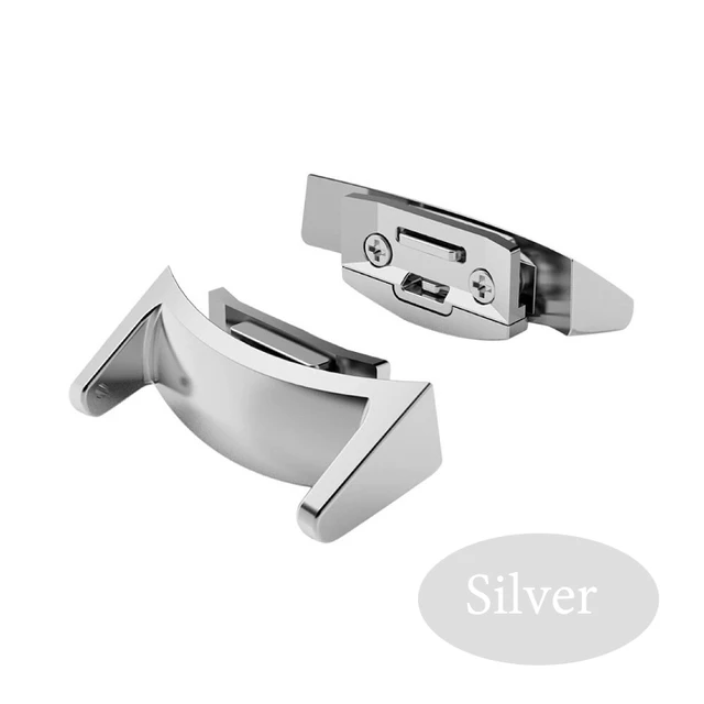 Adapter for Samsung Gear S2 RM-720 metal watchband connector Replaceable Connector Adapter Connect 20mm For Samsung Watch strap Silver